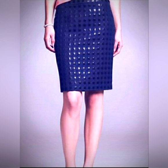 NWOT! Banana Republic Navy Pencil Skirt Size 8 - Picture 1 of 4